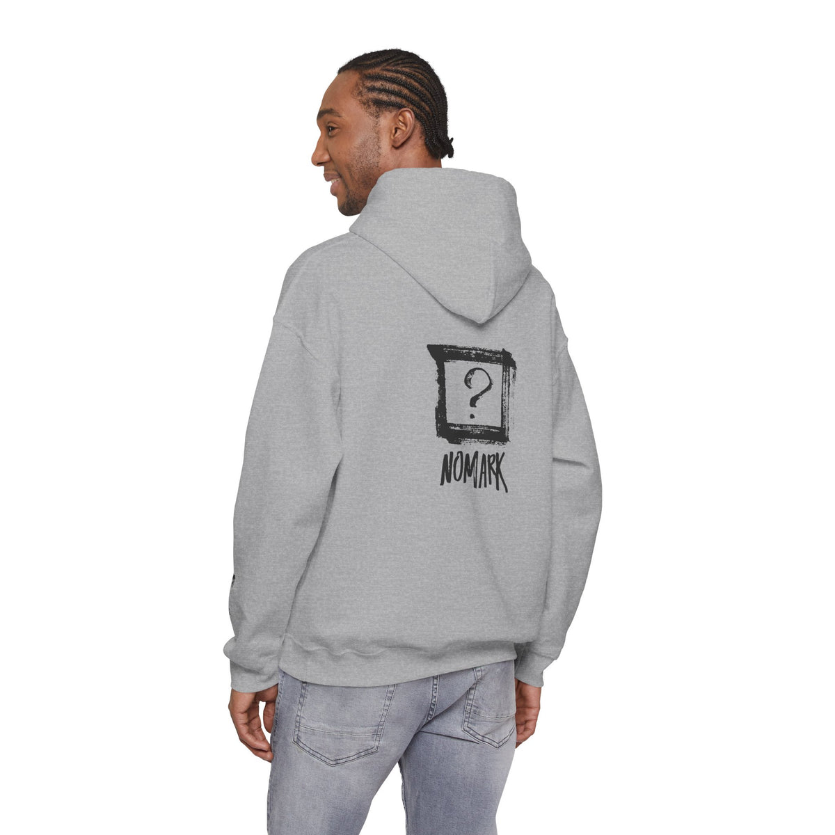 Nomark Black Logo Hoodie With Sleeve Logo