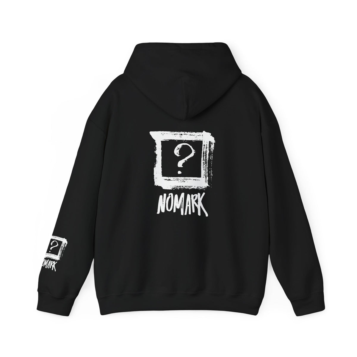 Nomark White Logo Hoodie With Sleeve Logo