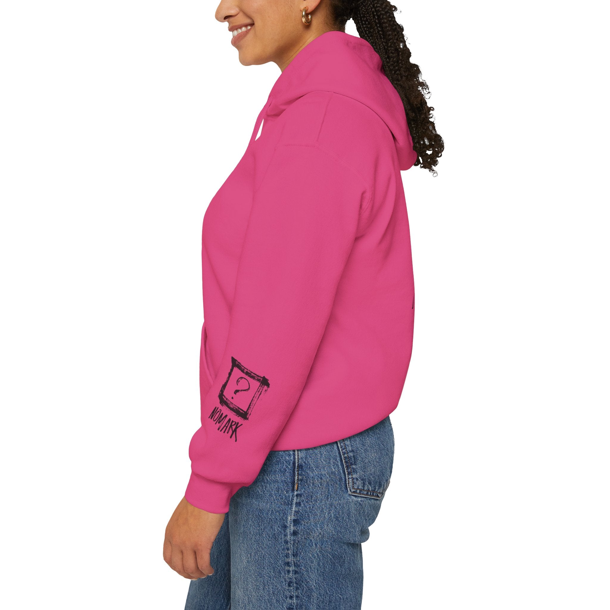 Nomark Black Logo Hoodie - Same mark. Different contrast.
