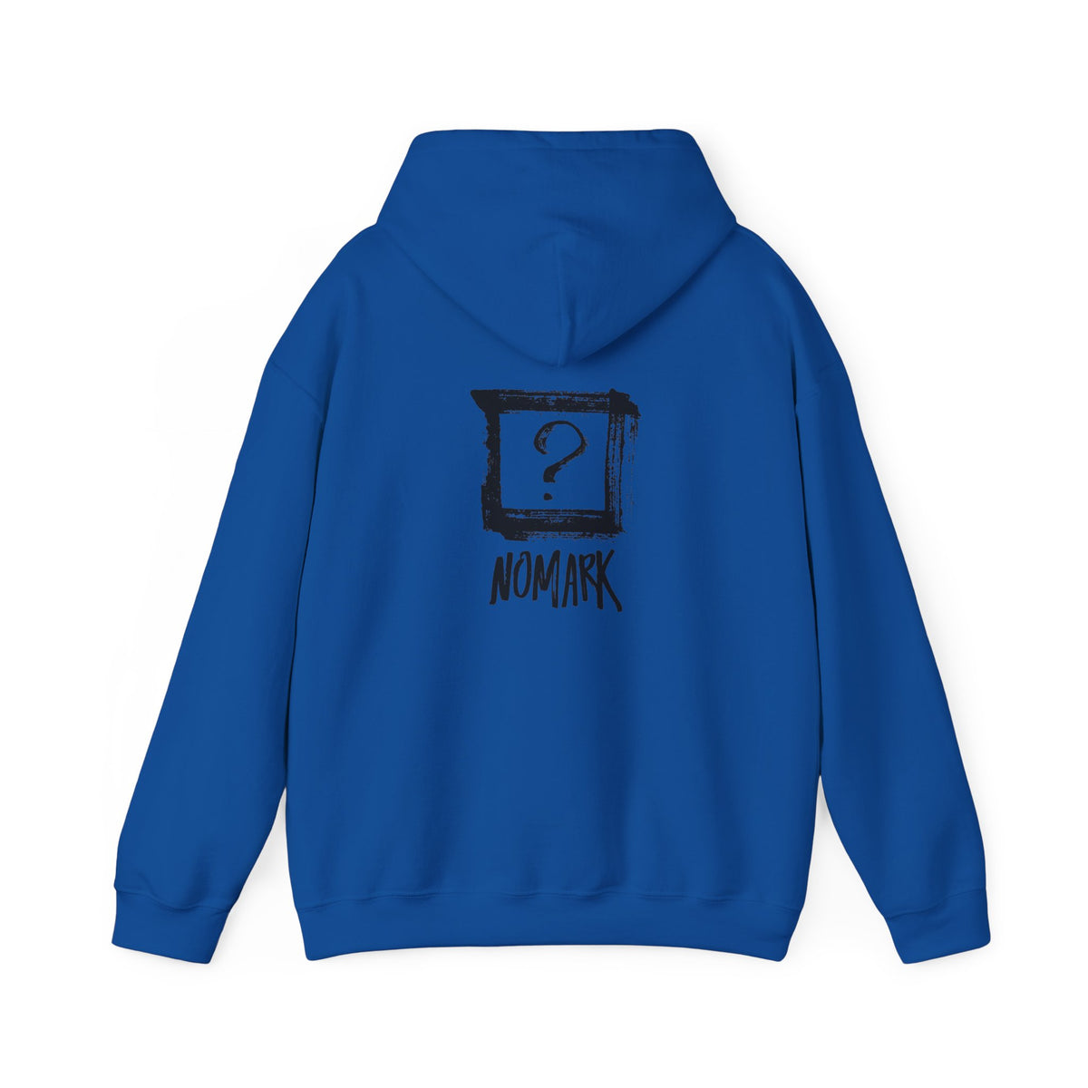 Nomark Black Logo Hoodie. Same mark. Different contrast.