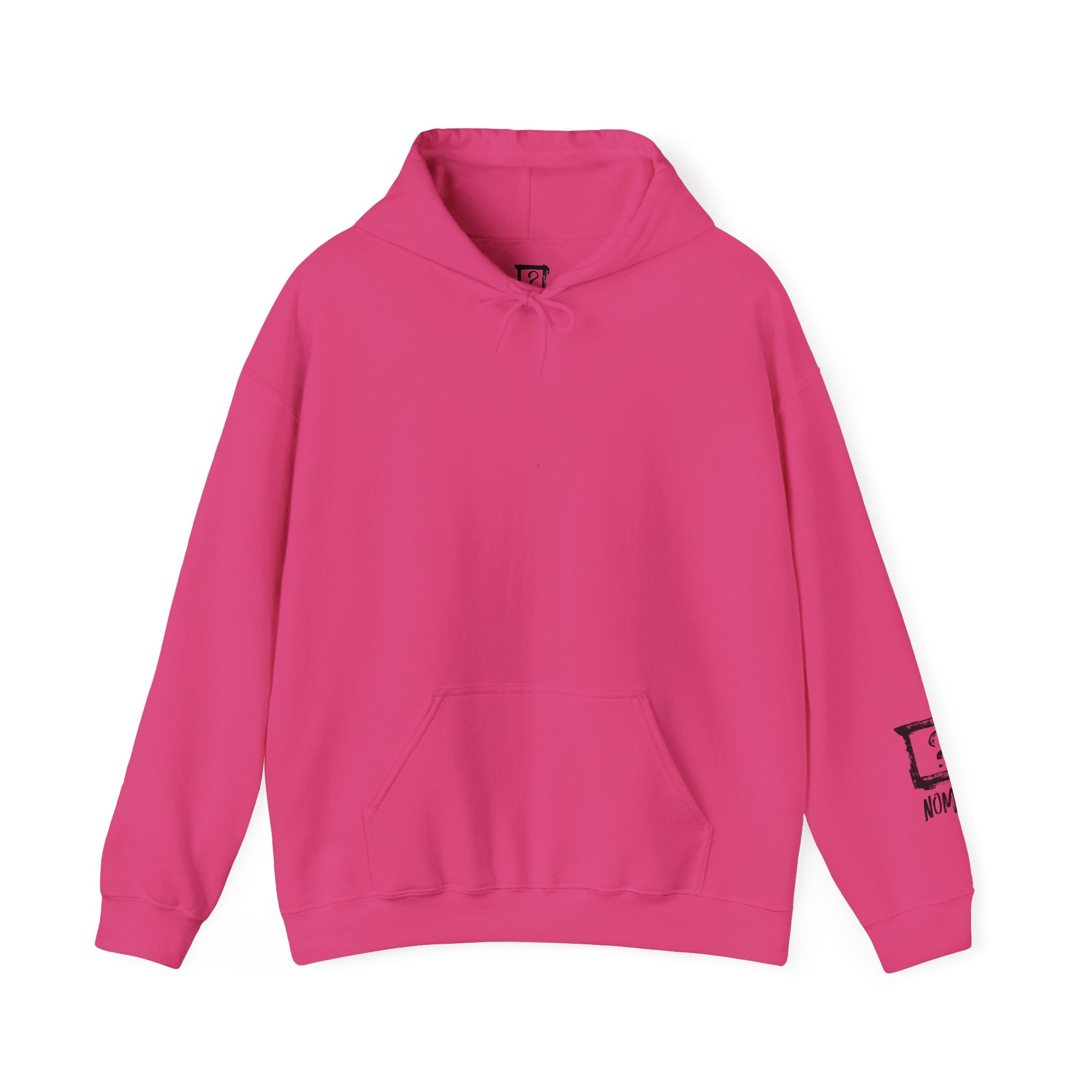 Nomark Black Logo Hoodie - Same mark. Different contrast.