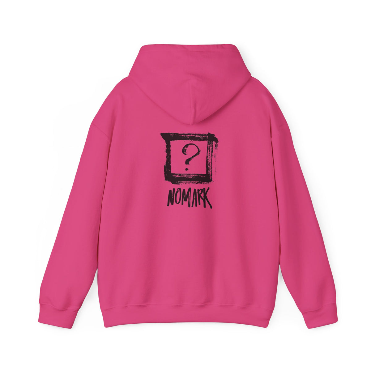 Nomark Black Logo Hoodie. Same mark. Different contrast.