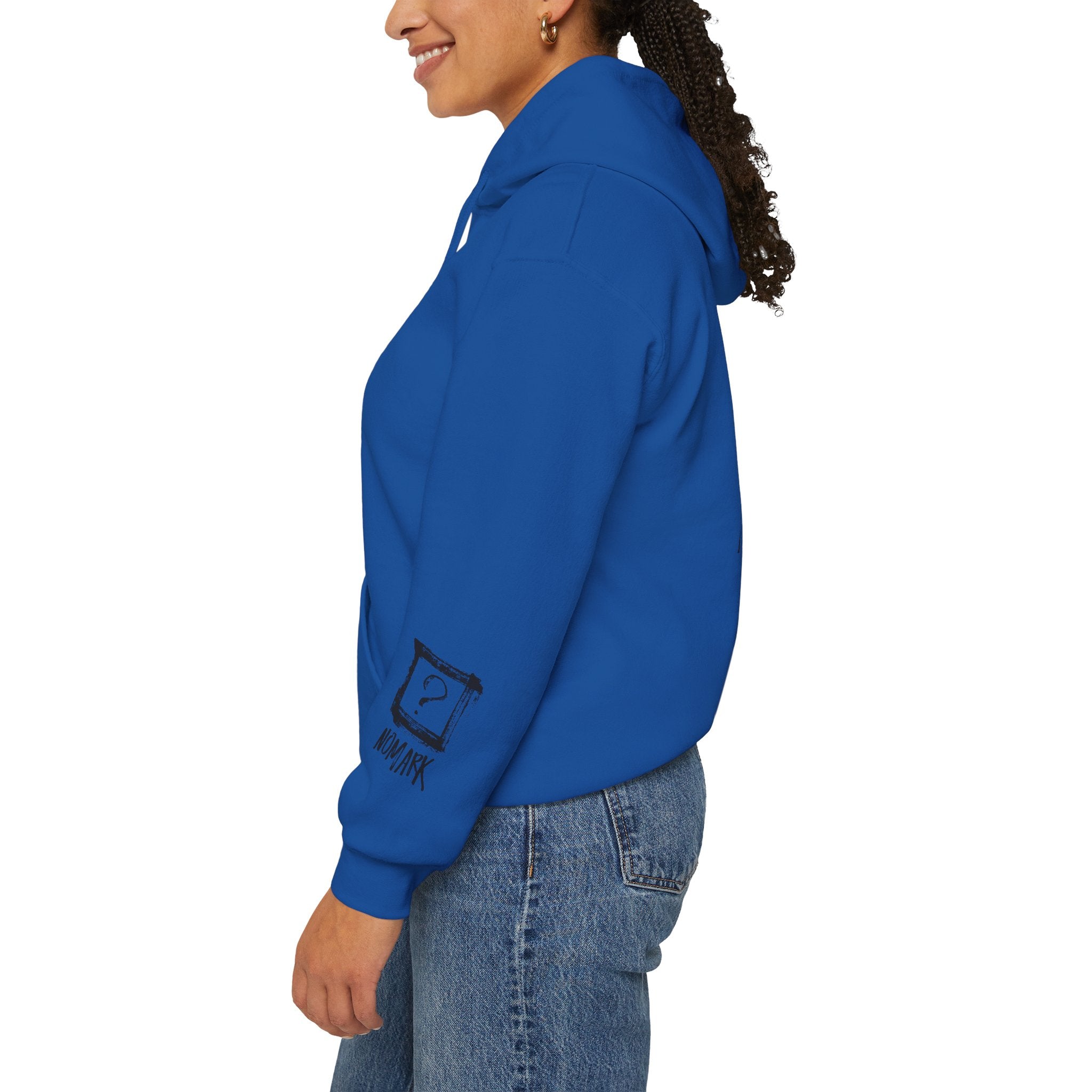 Nomark Black Logo Hoodie - Same mark. Different contrast.
