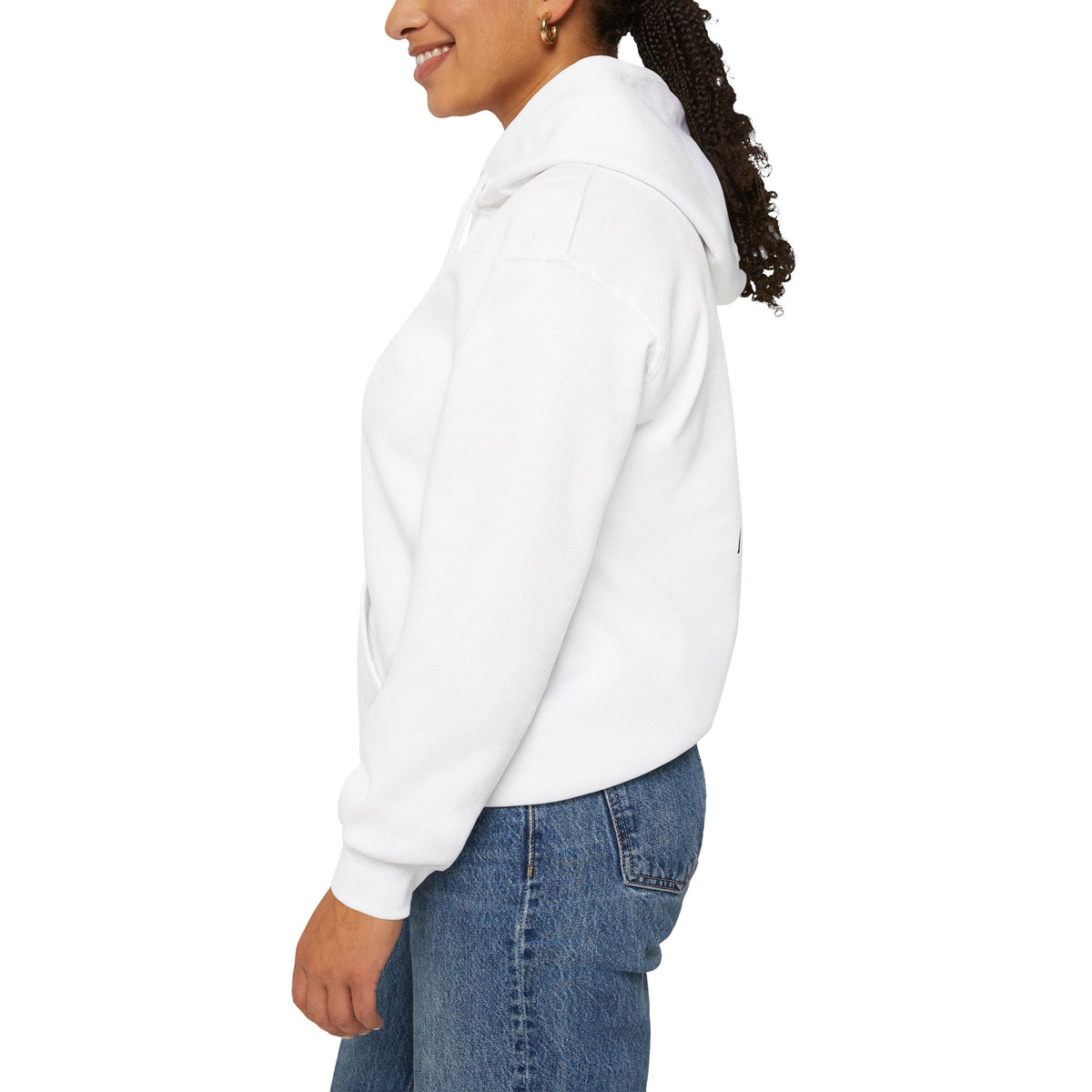 Black logo hoodie