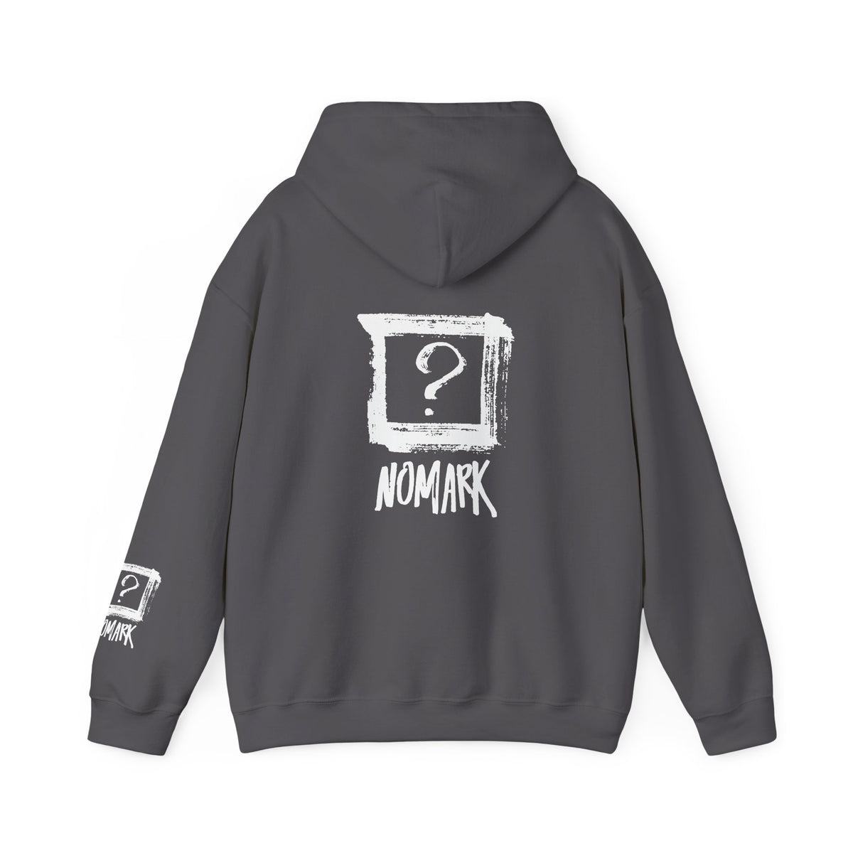 Nomark White Logo Hoodie With Sleeve Logo