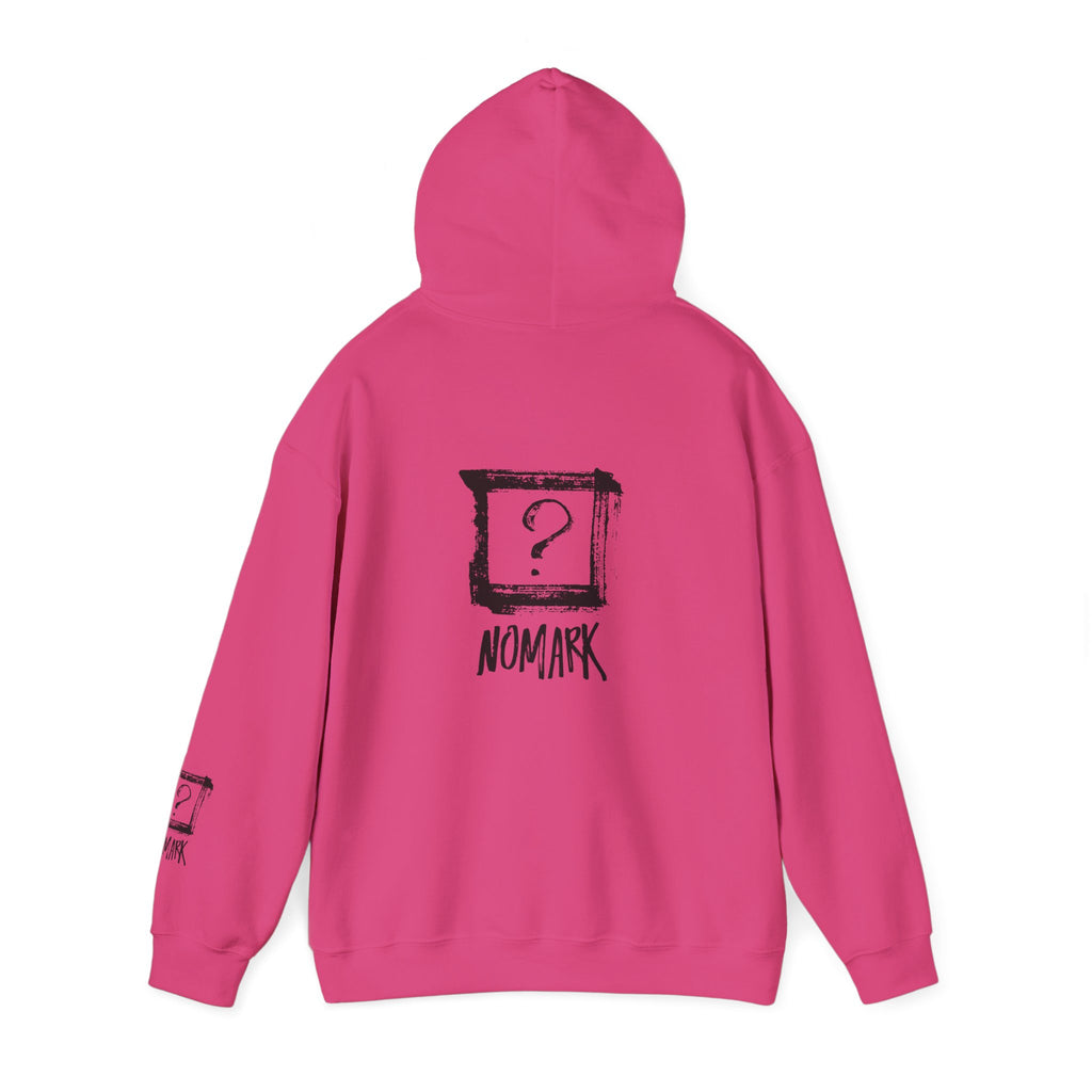 Nomark Black Logo Hoodie - Same mark. Different contrast.