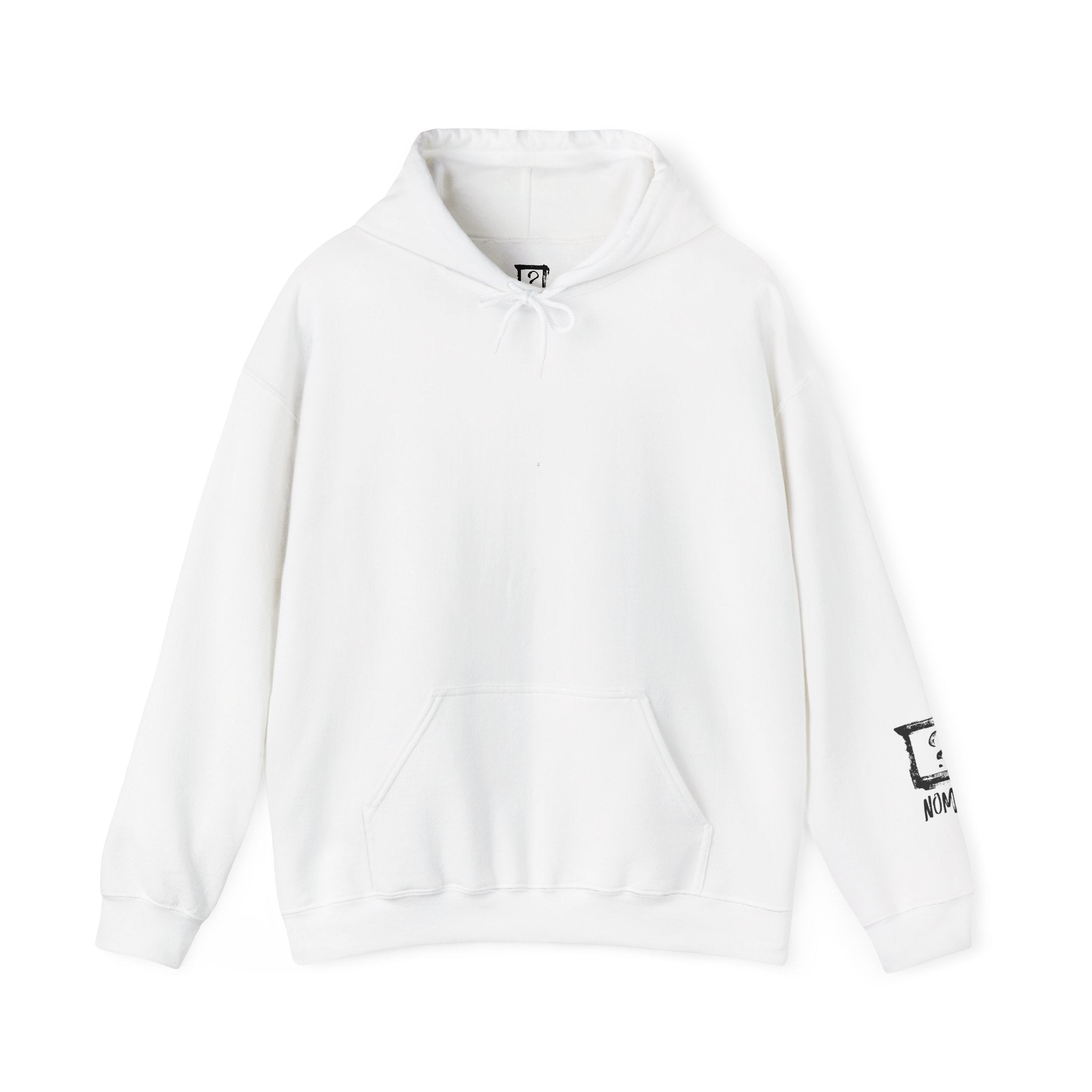 Nomark Black Logo Hoodie - Same mark. Different contrast.