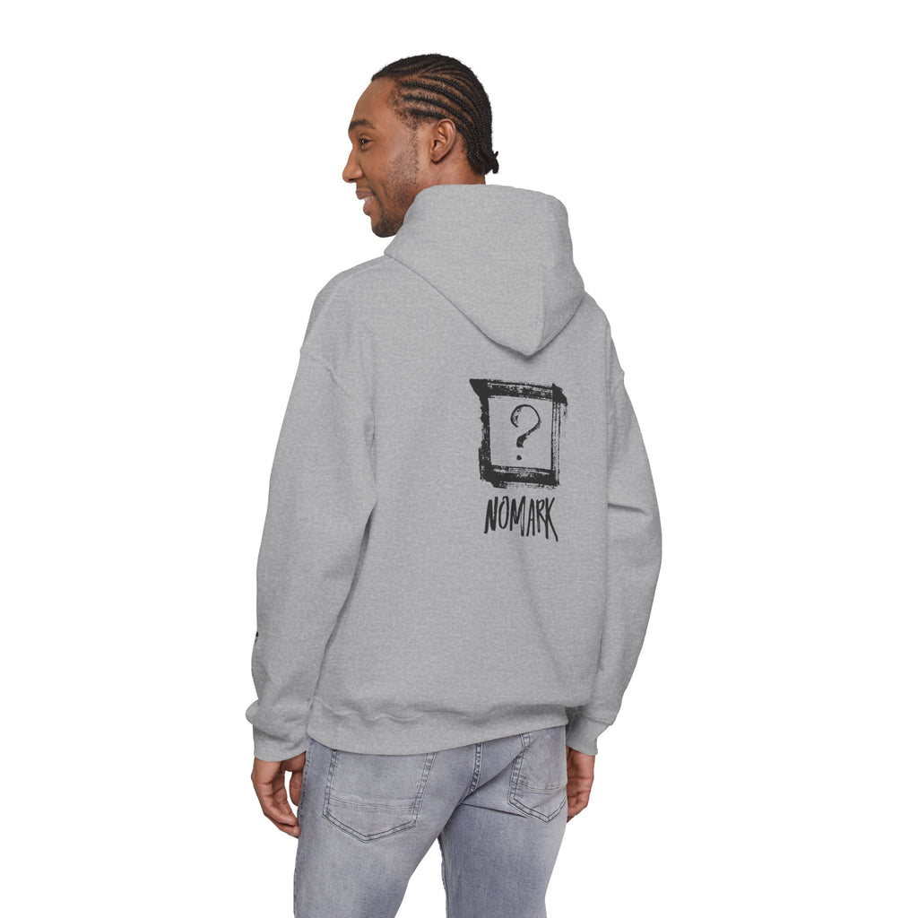 Nomark Black Logo Hoodie - Same mark. Different contrast.