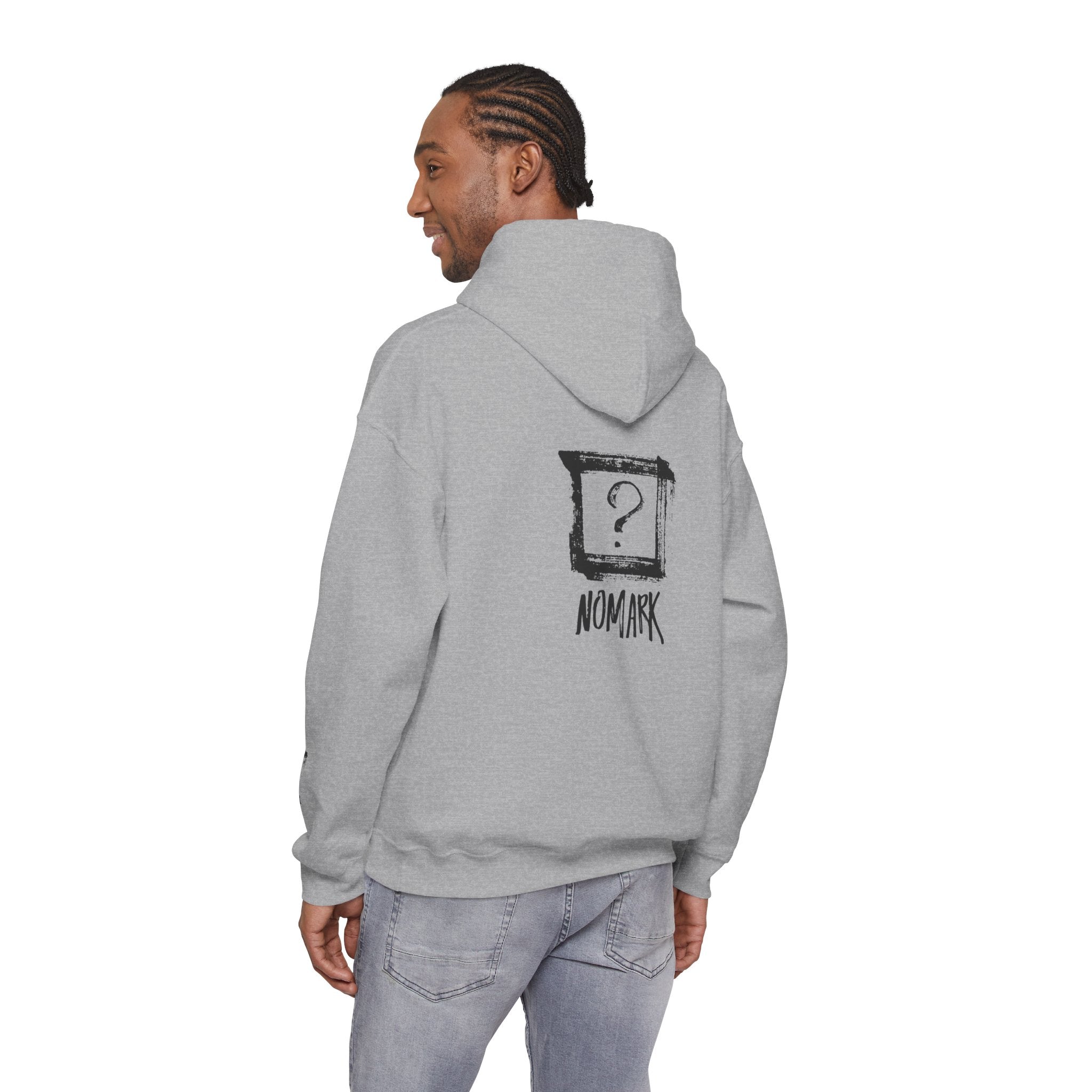 Nomark Black Logo Hoodie - Same mark. Different contrast.
