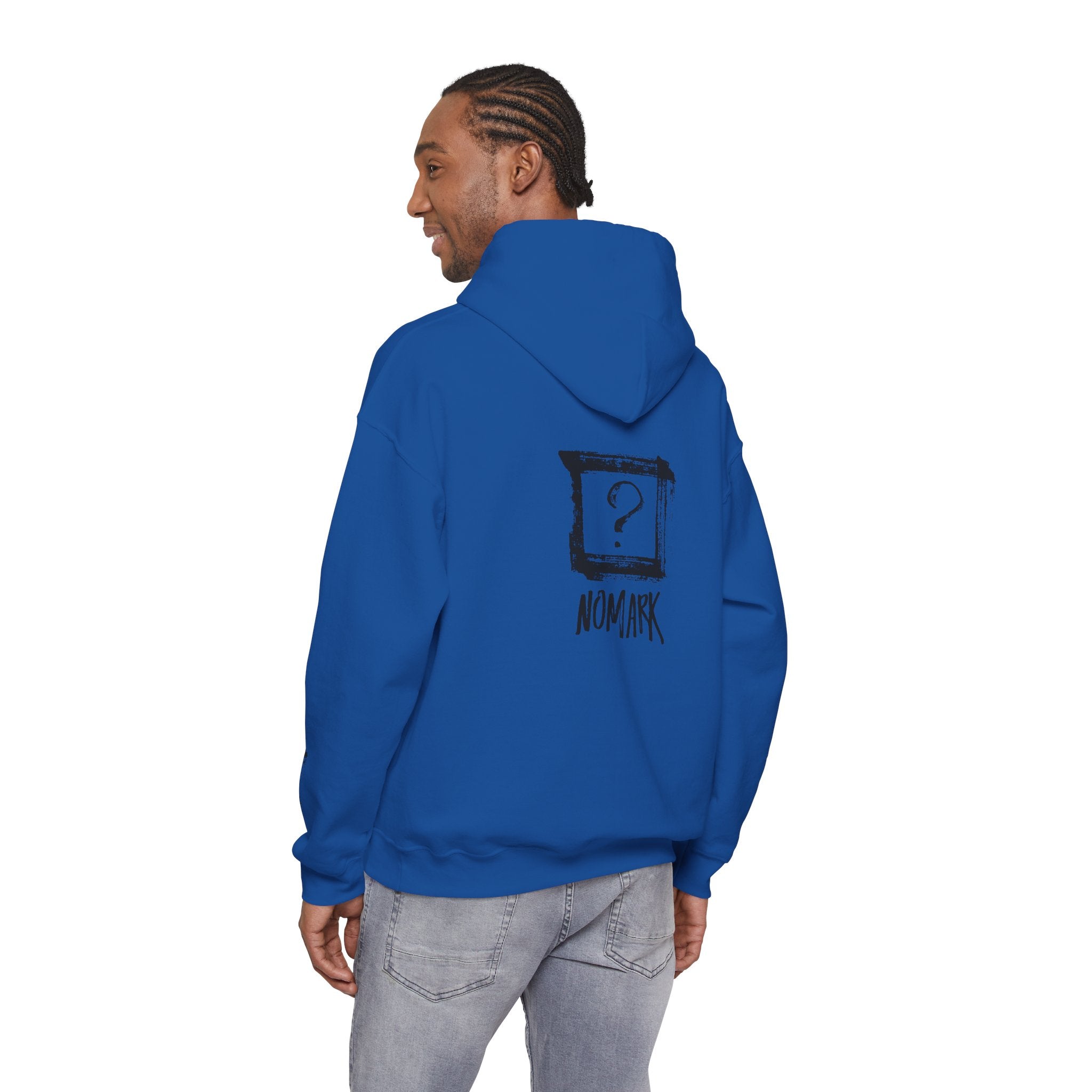 Nomark Black Logo Hoodie - Same mark. Different contrast.