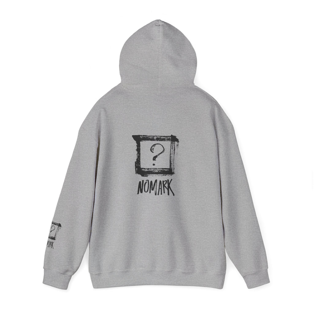 Nomark Black Logo Hoodie - Same mark. Different contrast.
