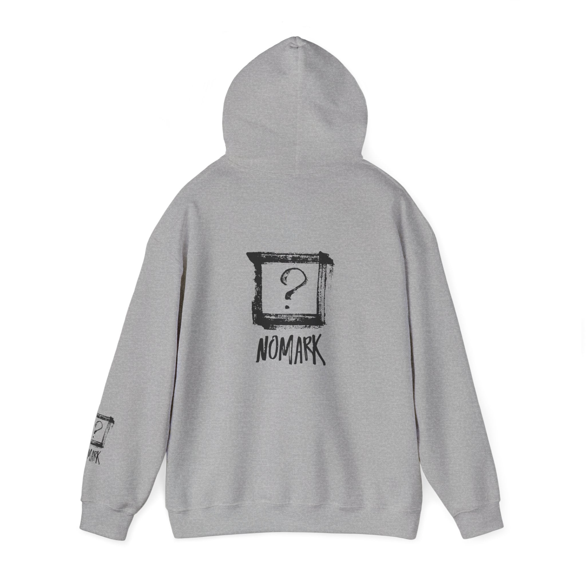 Nomark Black Logo Hoodie - Same mark. Different contrast.