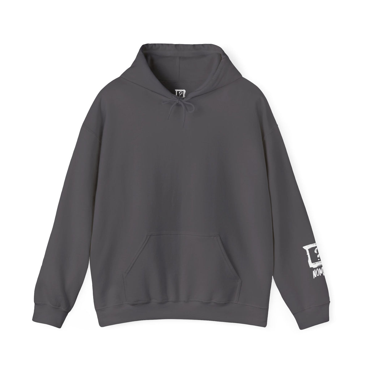 Nomark White Logo Hoodie With Sleeve Logo