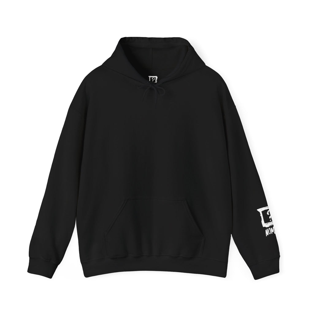 Nomark White Logo Hoodie With Sleeve Logo