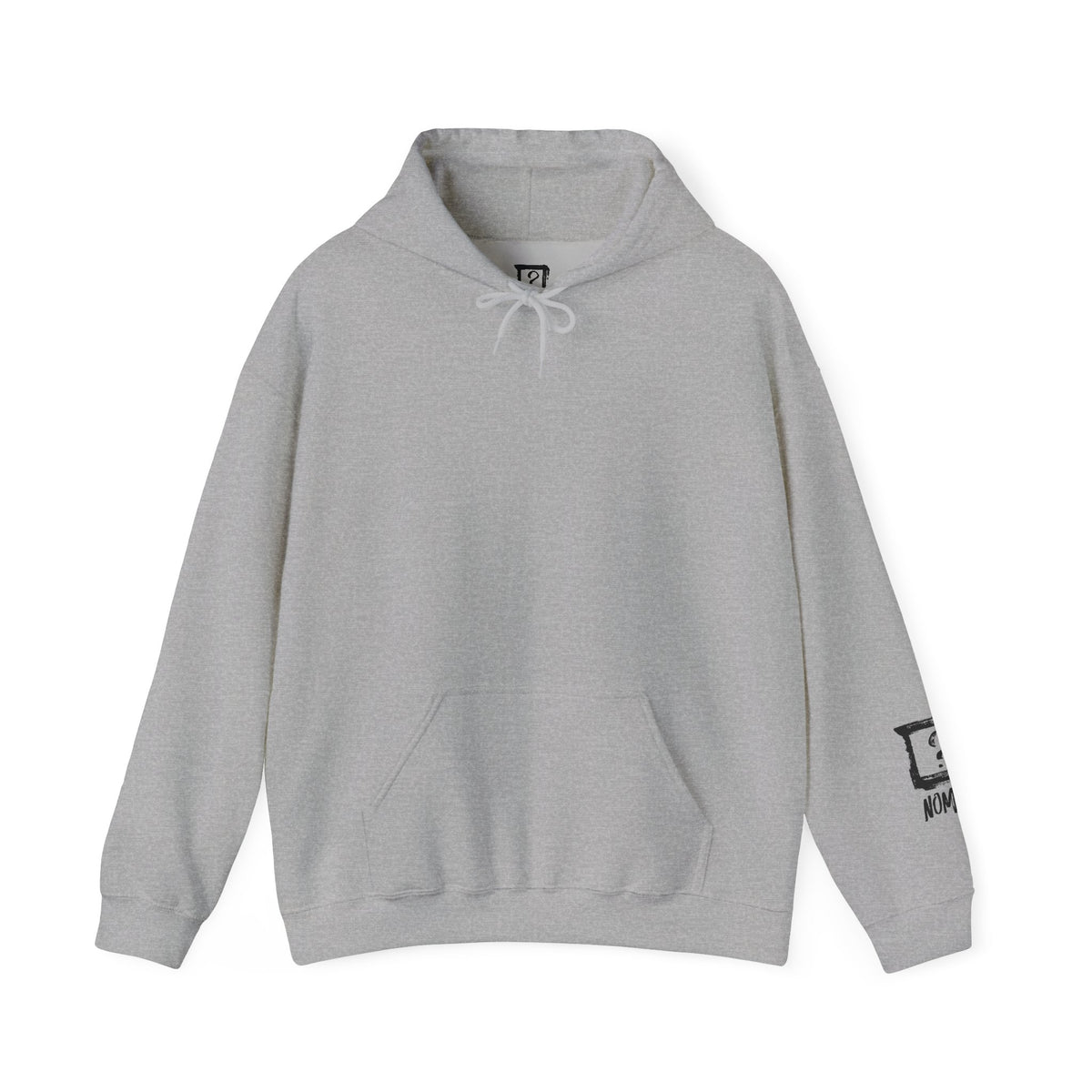 Nomark Black Logo Hoodie With Sleeve Logo