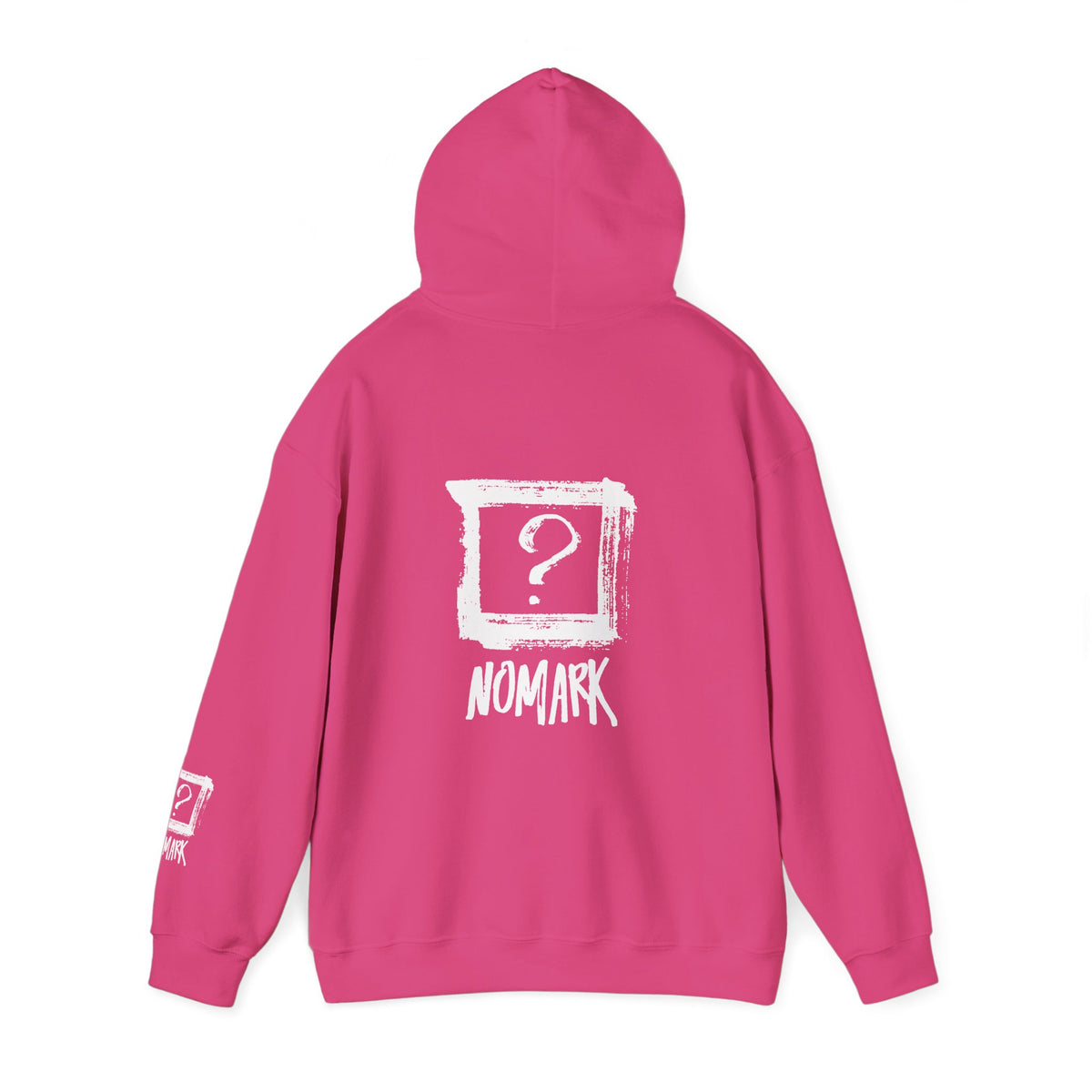 Nomark White Logo Hoodie With Sleeve Logo
