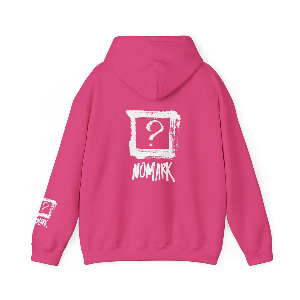 Nomark White Logo Hoodie With Sleeve Logo