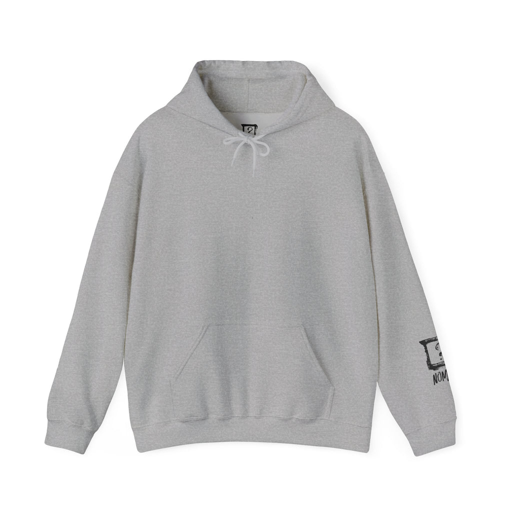 Nomark Black Logo Hoodie - Same mark. Different contrast.