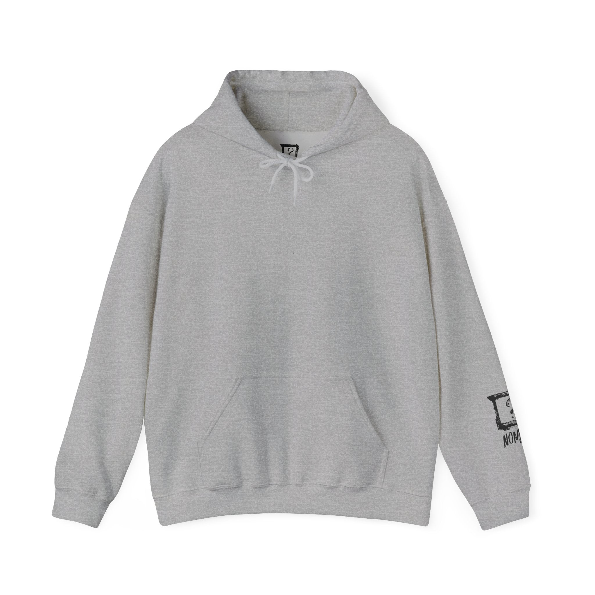 Nomark Black Logo Hoodie - Same mark. Different contrast.