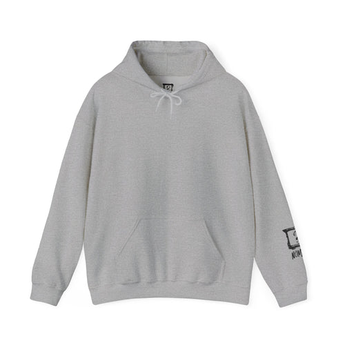 Nomark Black Logo Hoodie - Same mark. Different contrast.