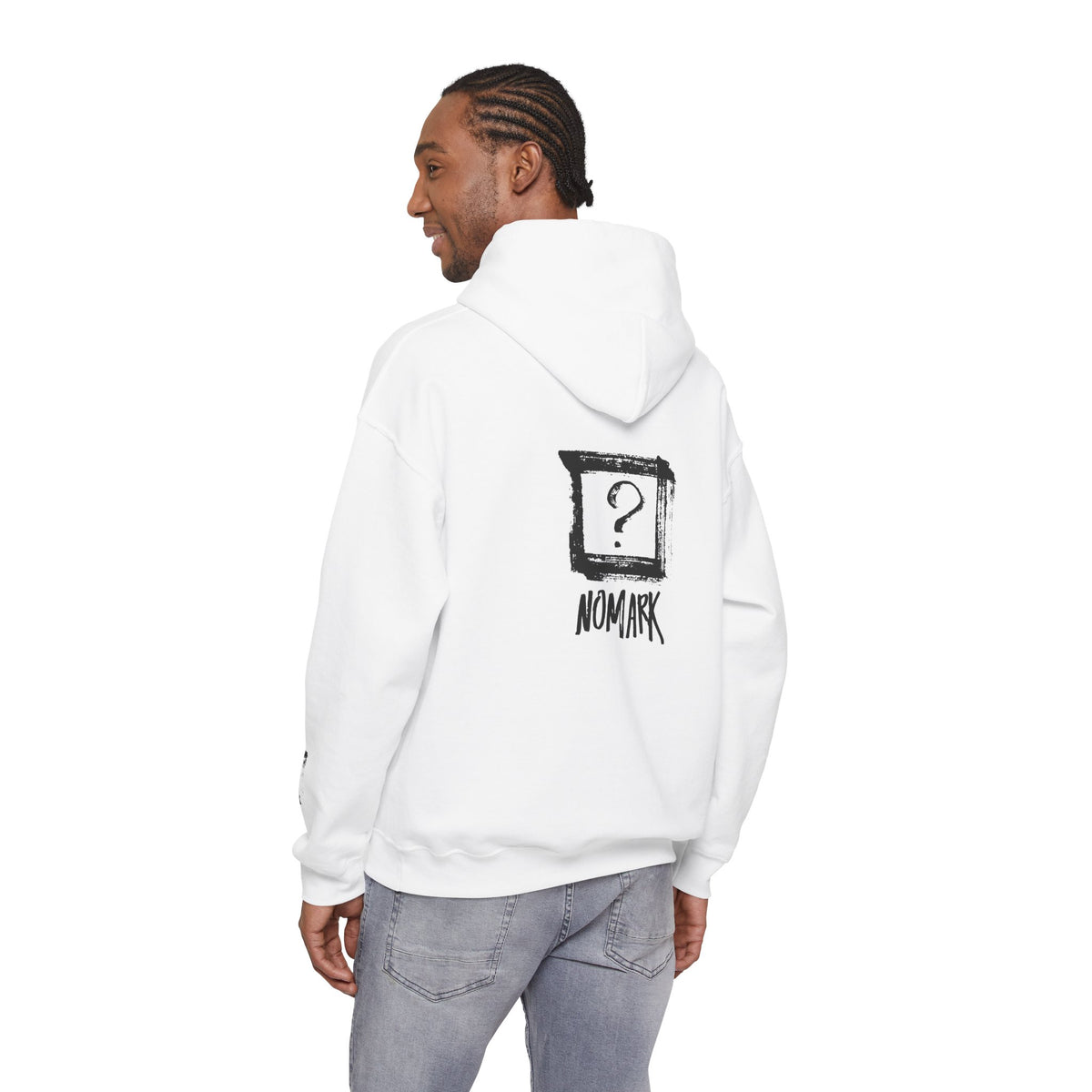 Nomark Black Logo Hoodie With Sleeve Logo