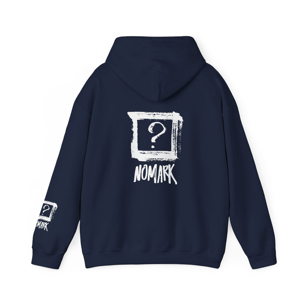 Nomark White Logo Hoodie With Sleeve Logo