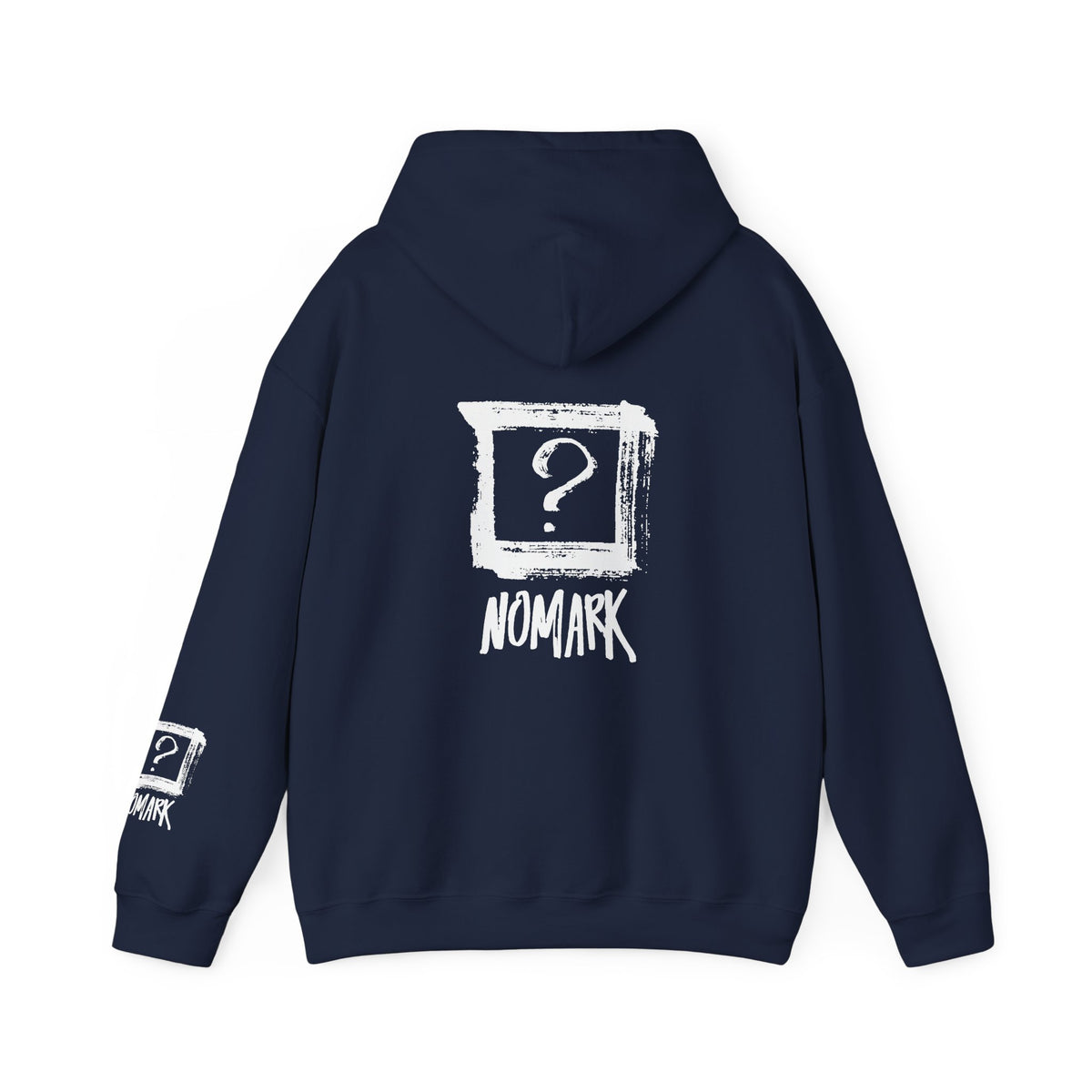 Nomark White Logo Hoodie With Sleeve Logo