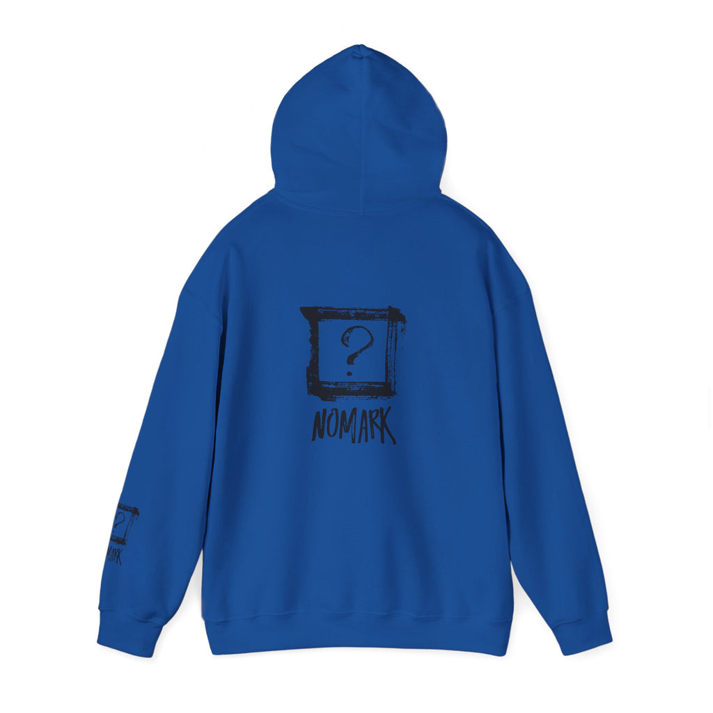 Nomark Black Logo Hoodie - Same mark. Different contrast.