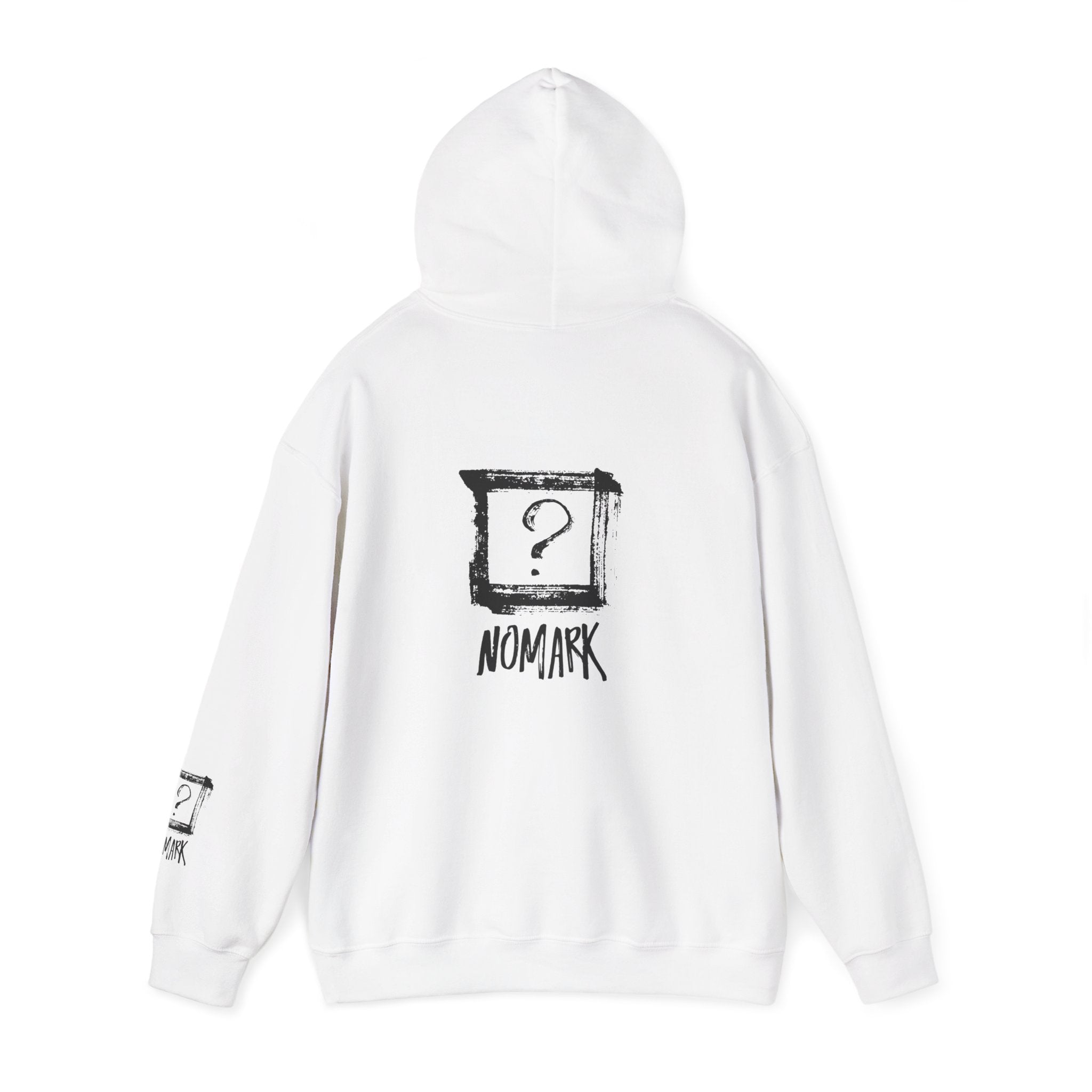 Nomark Black Logo Hoodie - Same mark. Different contrast.