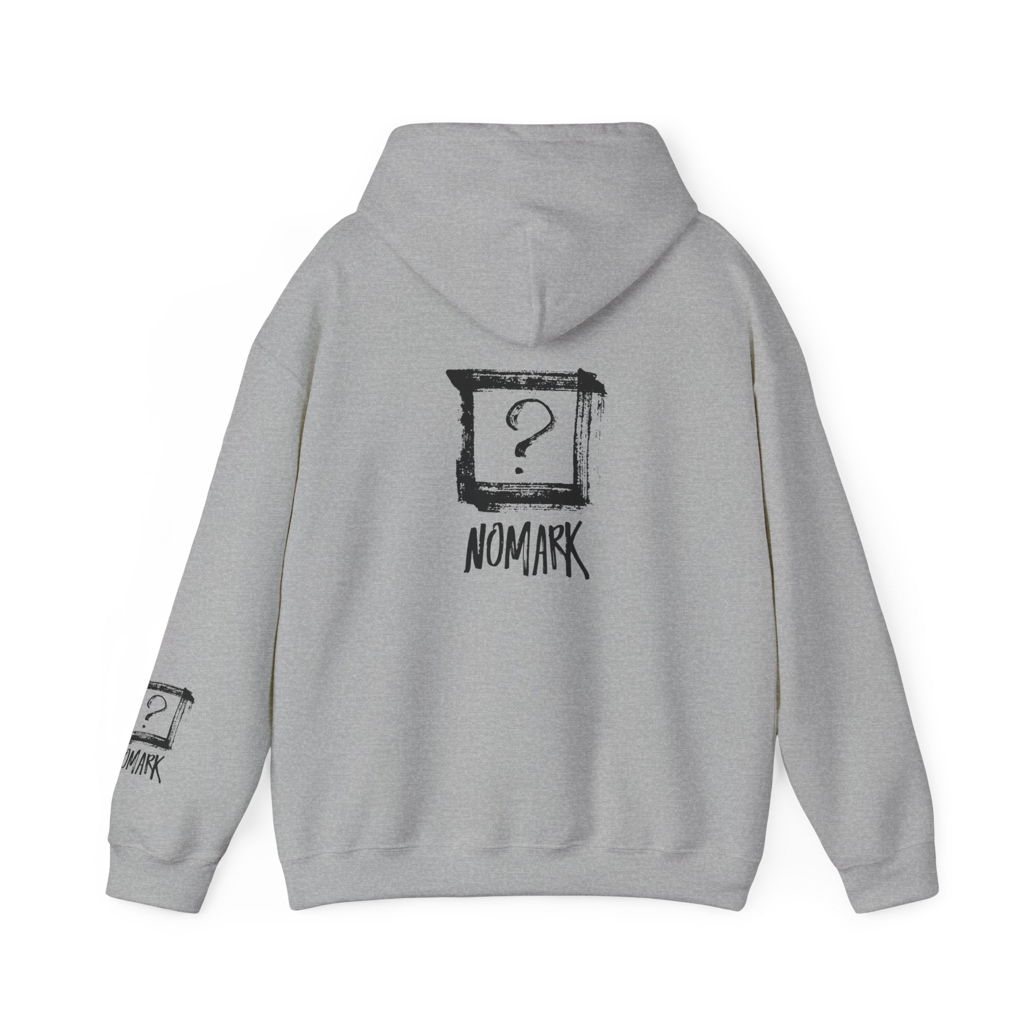 Nomark Black Logo Hoodie - Same mark. Different contrast.