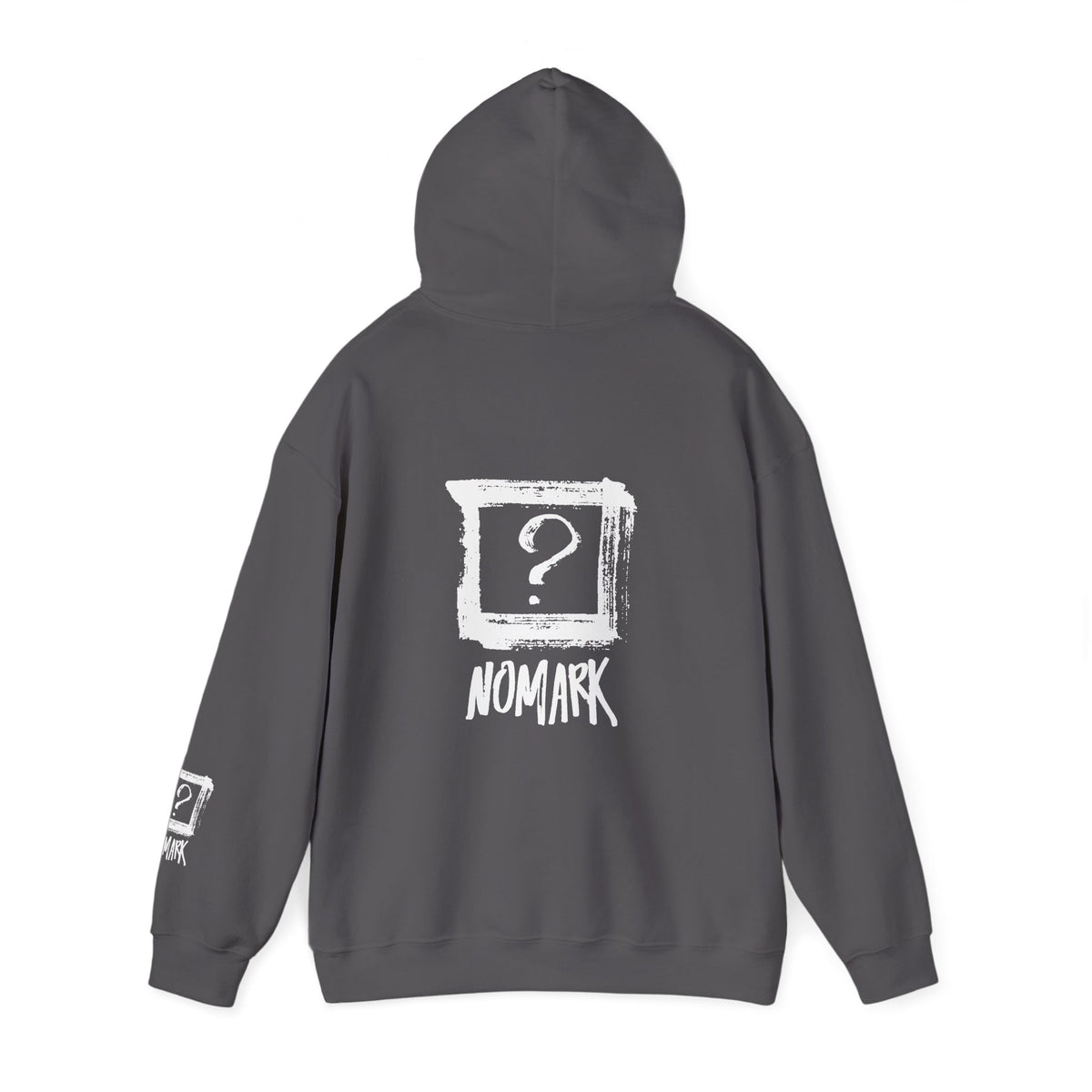Nomark White Logo Hoodie With Sleeve Logo