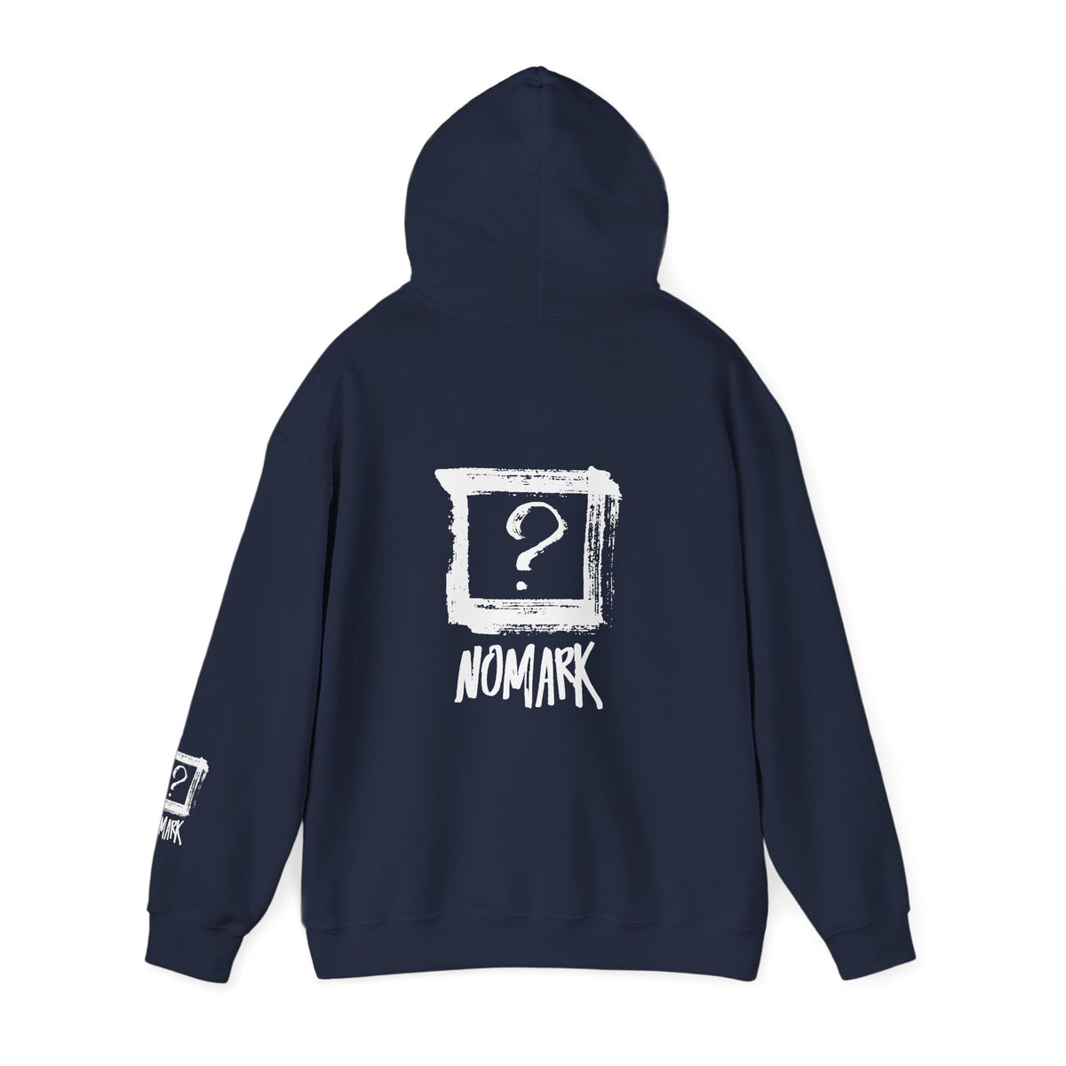 Nomark White Logo Hoodie With Sleeve Logo