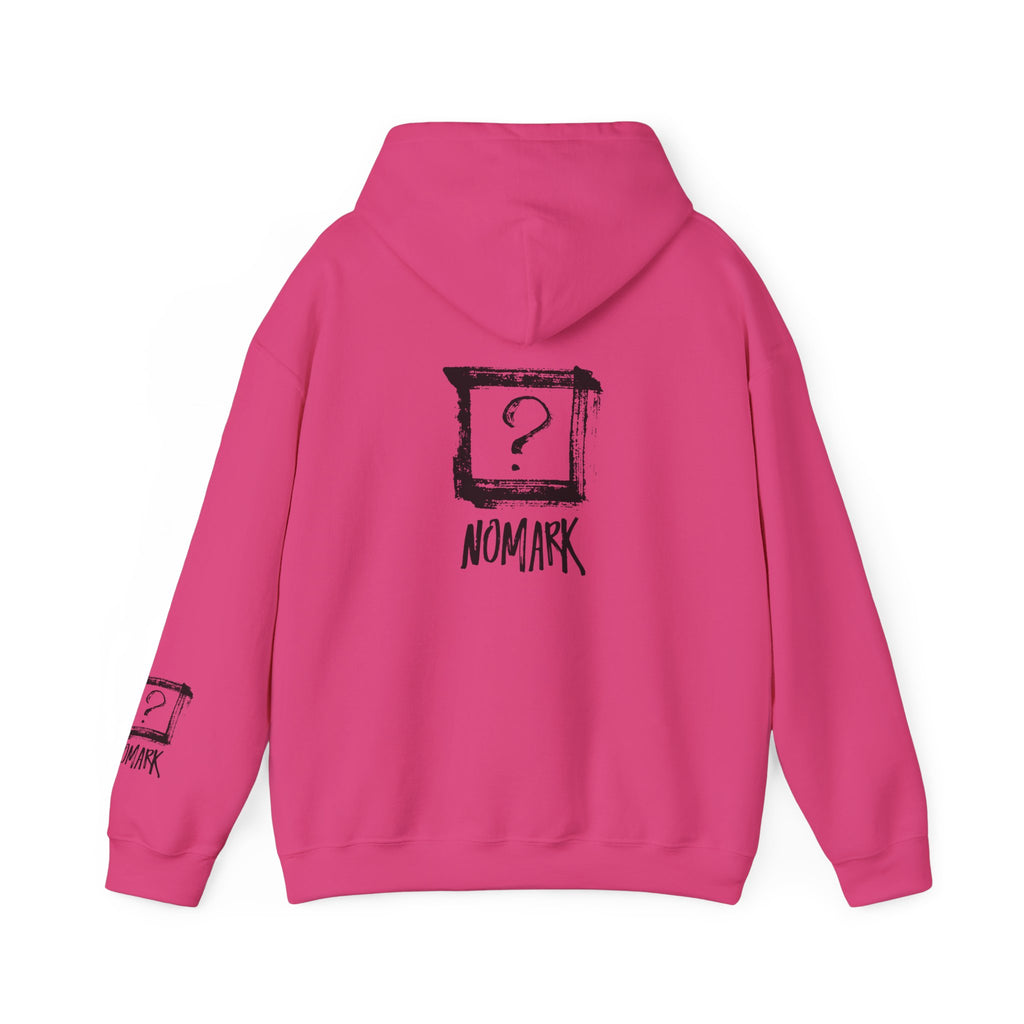Nomark Black Logo Hoodie - Same mark. Different contrast.