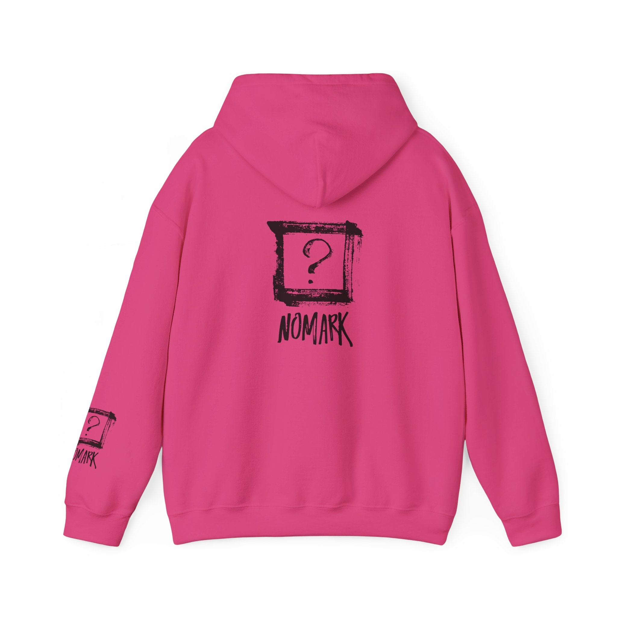 Nomark Black Logo Hoodie - Same mark. Different contrast.